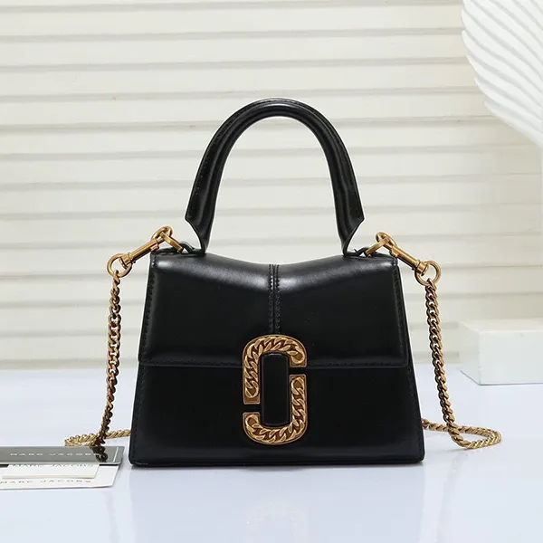 Túi Xách Nữ Marc Jacobs The St. Marc Mini Top Handle 2P3HSC004H01 Bag Màu Đen