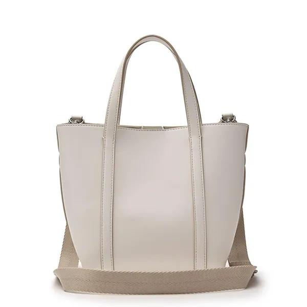 Túi Xách Tay MLB Basic PU Window Tote Boston 3AORS884N-43CRD Màu Be - Túi xách - Vua Hàng Hiệu