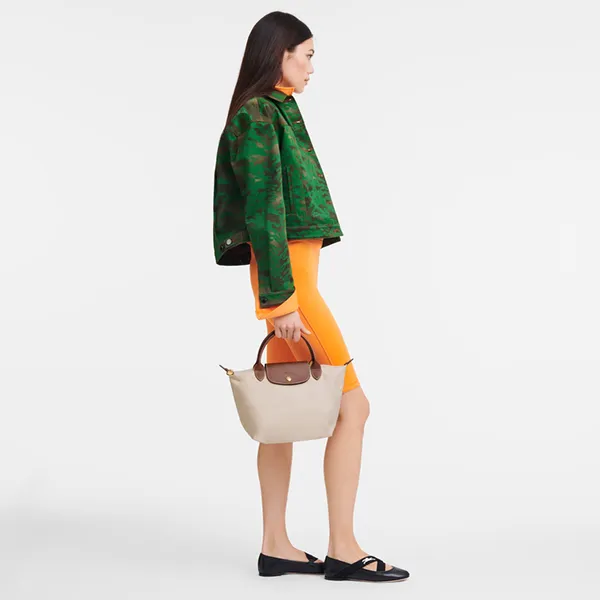 Túi Xách Tay Nữ Longchamp Le Pliage Original S Handbag L1621089P71 Paper Màu Be - Túi xách - Vua Hàng Hiệu