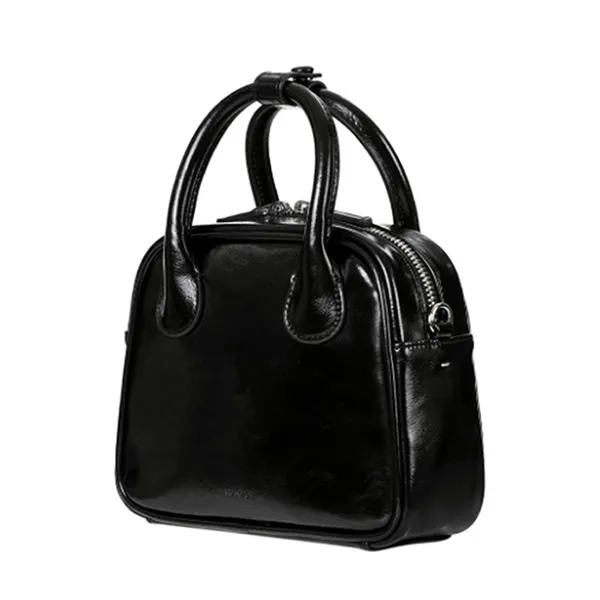 Túi Xách Tay Nữ Stand Oil Momo Bag Mini Black Màu Đen - Túi xách - Vua Hàng Hiệu