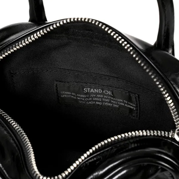 Túi Xách Tay Nữ Stand Oil Momo Bag Mini Black Màu Đen - Túi xách - Vua Hàng Hiệu