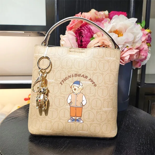 Túi Xách Tay Nữ TTWN BEAR TN3276-17930 Màu Nâu Khaki