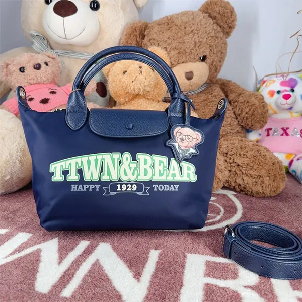 Túi Xách Tay Nữ TTWN BEAR TN3541 TN3837-10150 Màu Xanh Than Size M