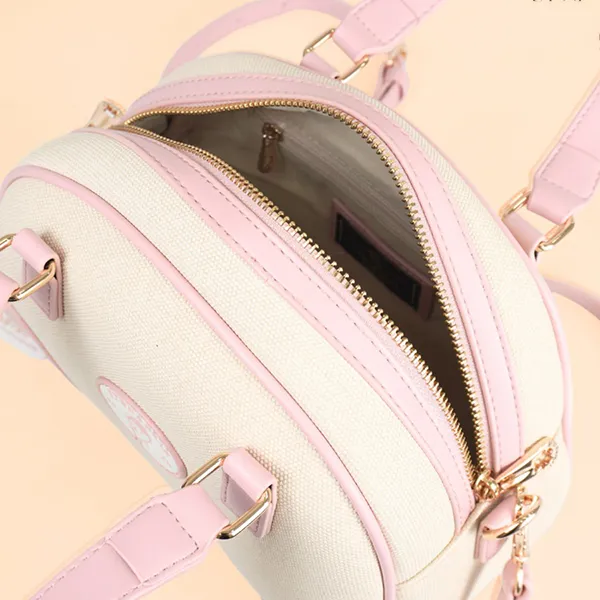 Túi Xách Tay Nữ TTWN BEAR TN3787-18890 Màu Be Hồng Size M