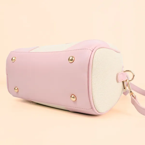 Túi Xách Tay Nữ TTWN BEAR TN3787-18890 Màu Be Hồng Size M