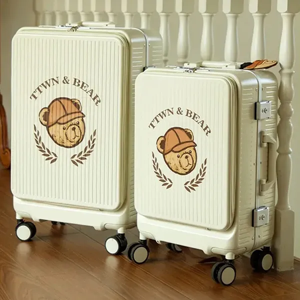 Vali TTWN BEAR TN7042 TN7042-10020 Màu Trắng Sữa Size 24inch - Túi xách - Vua Hàng Hiệu