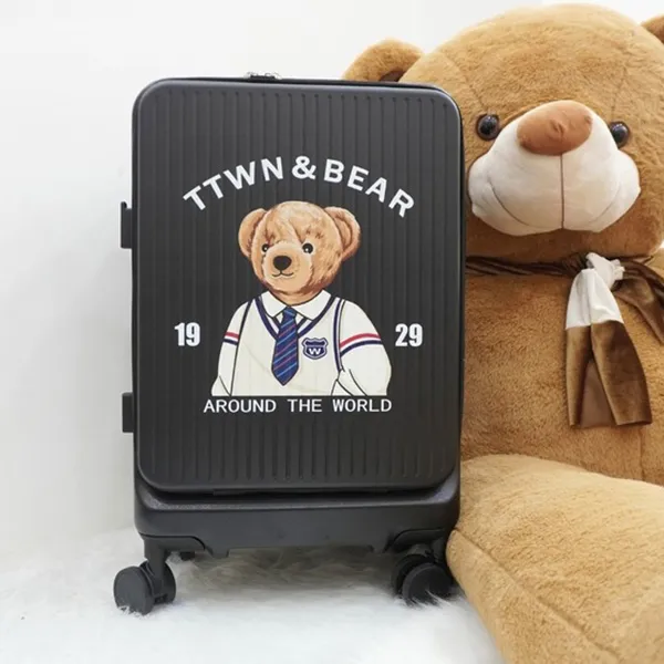 Vali TTWN BEAR TN7042 TN7042-20010 Màu Đen Size 24inch