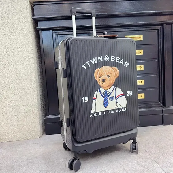 Vali TTWN BEAR TN7042 TN7042-20010 Màu Đen Size 24inch
