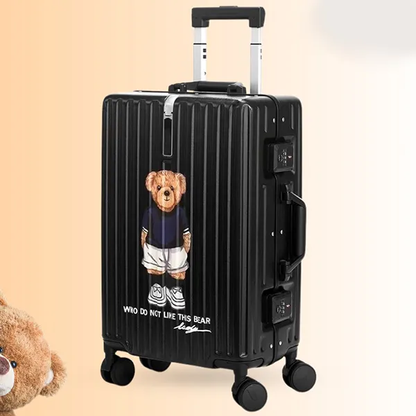 Vali TTWN BEAR Who Do Not Like This Bear TN7034-10010 Màu Đen Size 26inch