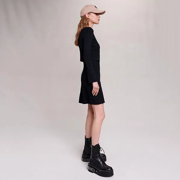 Váy Len Nữ Maje In Black MFPRO03136 Màu Đen Size 40 - Thời trang - Vua Hàng Hiệu