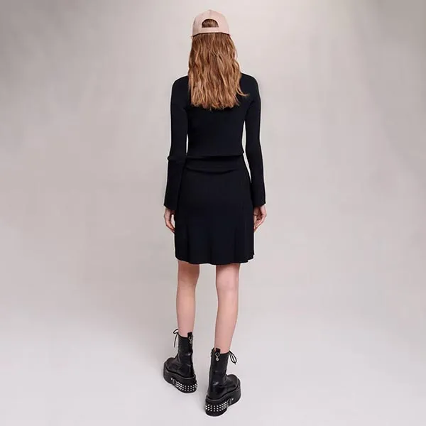 Váy Len Nữ Maje In Black MFPRO03136 Màu Đen Size 40 - Thời trang - Vua Hàng Hiệu