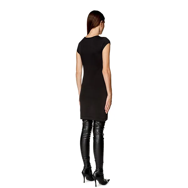 Váy Nữ Diesel D-Angiel Short Dress A062700AFAA9XXA Màu Đen Trắng Size XS - Thời trang - Vua Hàng Hiệu