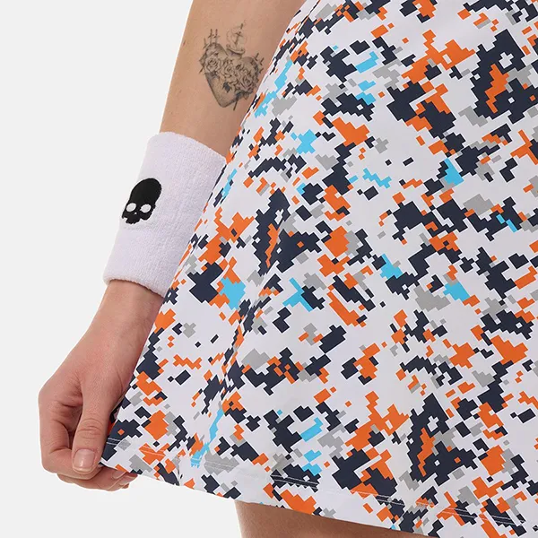 Váy Thể Thao Hydrogen Camo Pixel Tech Dress Pickleball TD1005-L76 Màu Trắng Họa Tiết Size XS - Pickleball - Vua Hàng Hiệu