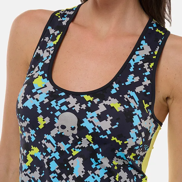 Váy Thể Thao Hydrogen Camo Pixel Tech Dress Pickleball TD1005-L78 Màu Xanh Vàng Size XS - Pickleball - Vua Hàng Hiệu