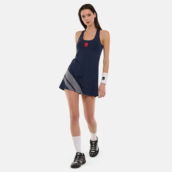 Váy Thể Thao Hydrogen Sport Stripes Tech Dress Pickleball TD1003-157 Màu Xanh Navy Size XS - Pickleball - Vua Hàng Hiệu