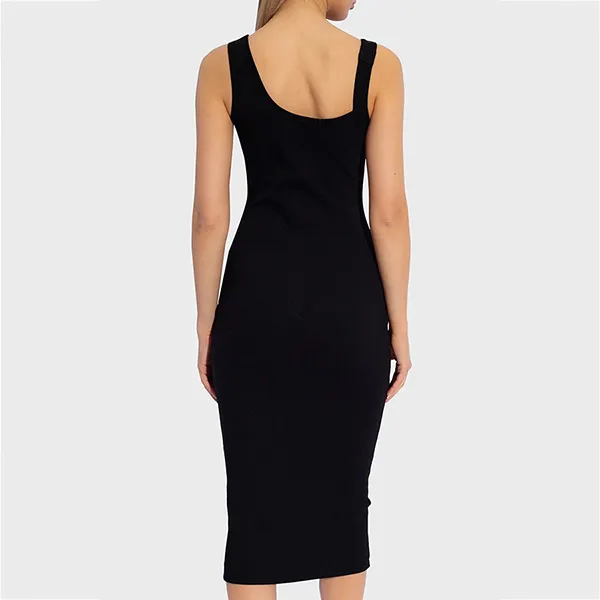 Váy Body Versace Jeans Couture Stretch Cotton Baroque Buckle Midi Dress 76HAO947 J0004 899 Màu Đen Size 42 - Thời trang - Vua Hàng Hiệu