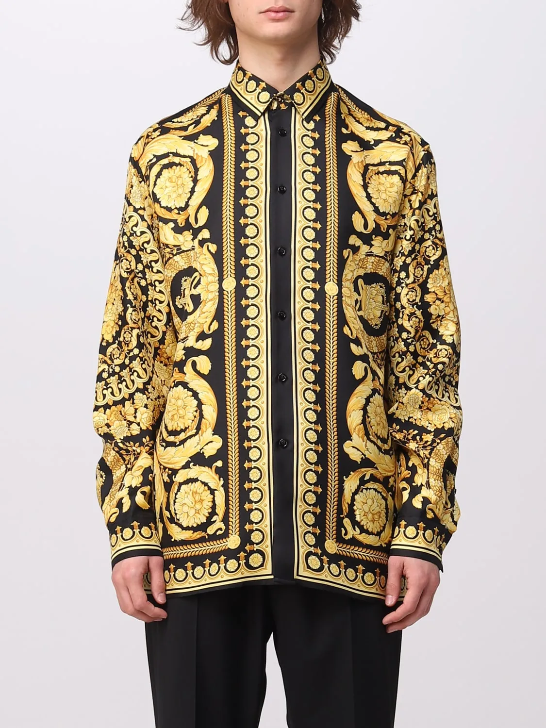 Áo Sơ Mi Versace Baroque Gold