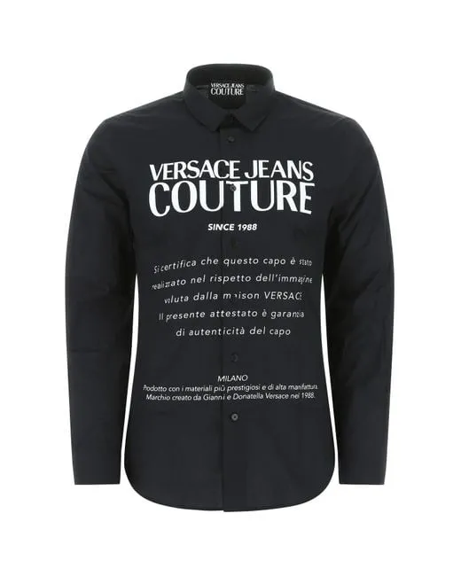 Áo Sơ Mi Versace Stretch Poplin