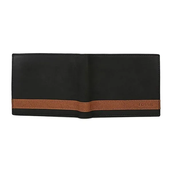 Ví Da Nam Fossil Quinn Large Coin Pocket Bifold ML3653001 Màu Đen - Túi xách - Vua Hàng Hiệu