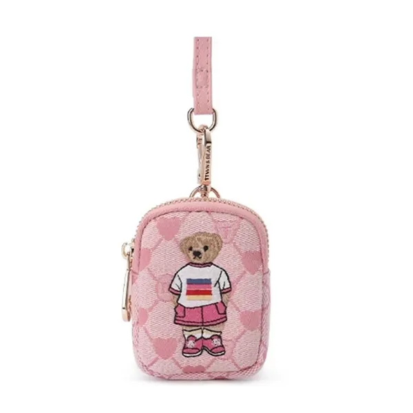 Ví Đựng Tai Nghe Nữ TTWN BEAR TT2531 TT2532 Màu Hồng