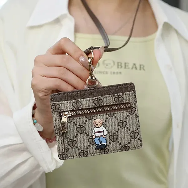 Ví Đựng Thẻ Nữ TTWN BEAR TT2524 Màu Xám
