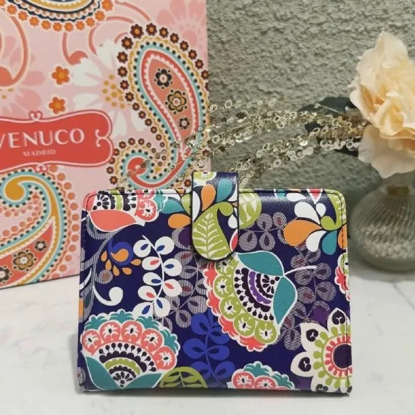Ví Hộ Chiếu Nữ Venuco Passport Holder B46M88 Màu Xanh Navy