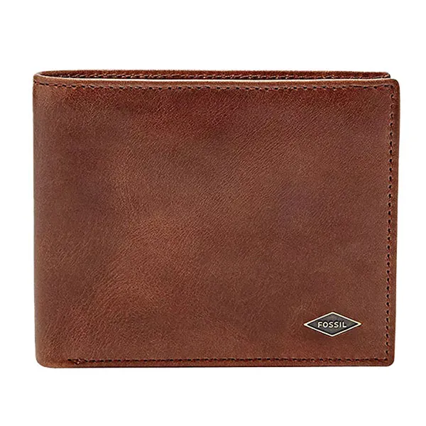 Ví Nam Fossil Ryan Rfid Large Coin Pocket Bifold ML3736201 Màu Nâu - Túi xách - Vua Hàng Hiệu