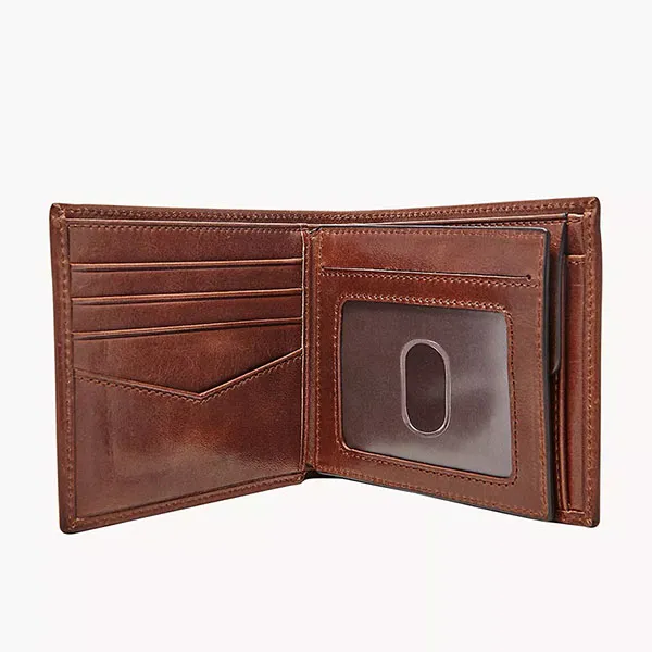 Ví Nam Fossil Ryan Rfid Large Coin Pocket Bifold ML3736201 Màu Nâu - Túi xách - Vua Hàng Hiệu