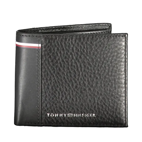 Ví Nam Tommy Hilfiger Bifold Credit Card Wallet AM0AM12521_NEBDS Màu Đen