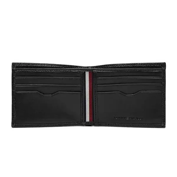 Ví Nam Tommy Hilfiger Wallet AM0AM11854_NEBDS Màu Đen - Túi xách - Vua Hàng Hiệu