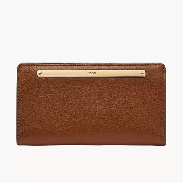 Ví Nữ Fossil Liza Leather Slim Bifold Wallet SL7891G200 Màu Nâu - Túi xách - Vua Hàng Hiệu