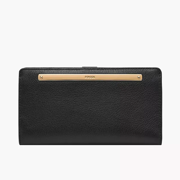 Ví Nữ Fossil Liza Slim Bifold SL7891G001 Màu Đen - Túi xách - Vua Hàng Hiệu