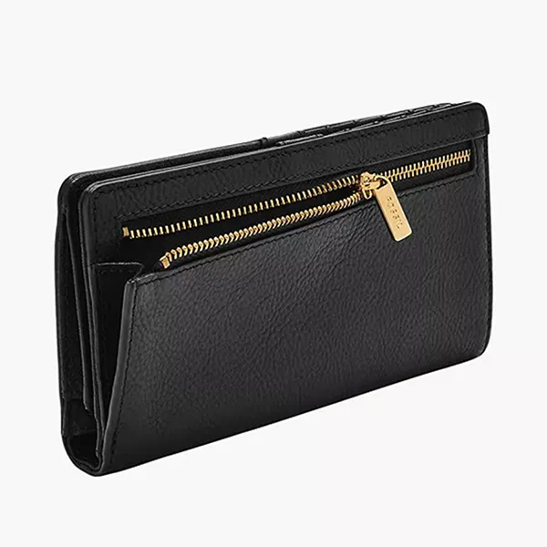 Ví Nữ Fossil Liza Slim Bifold SL7891G001 Màu Đen - Túi xách - Vua Hàng Hiệu