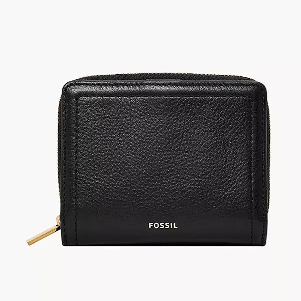 Ví Nữ Fossil Logan Leather RFID Mini Multifunction Wallet SL7923001 Màu Đen