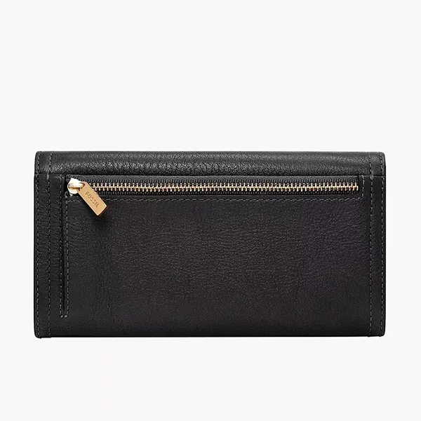 Ví Nữ Fossil Logan Rfid Flap Clutch SL7833001 Màu Đen - Túi xách - Vua Hàng Hiệu