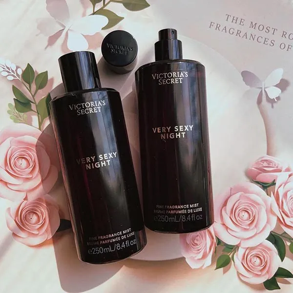 Xịt Thơm Toàn Thân Victoria's Secret Very Sexy Night Fine Fragrance Mist Brume Parfumée De Luxe 250ml - Lăn khử mùi - Vua Hàng Hiệu
