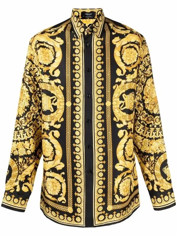 Áo Sơ Mi Versace Baroque Print
