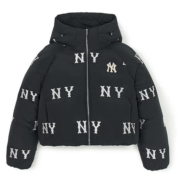 Áo Khoác MLB Megagram New York Yankees Down Jumper 3FDJG1046-50BKS Màu Đen Size S