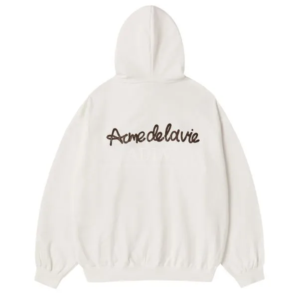 Áo Hoodie Acmé De La Vie ADLV Script Chain Needlework Hoodie Zip Up Màu Be Size 1 - Thời trang - Vua Hàng Hiệu