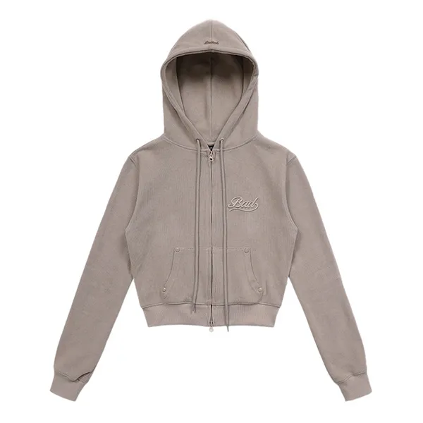 Áo Hoodie Nữ Badblood Beyond Soft Zip Up Hoodie Tobacco Màu Nâu Size S