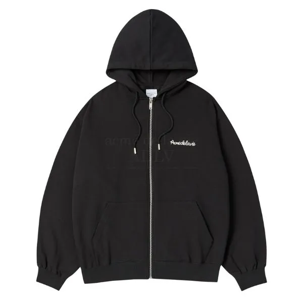Áo Hoodie Acmé De La Vie ADLV Script Chain Needlework Hoodie Zip Up Màu Đen - Thời trang - Vua Hàng Hiệu