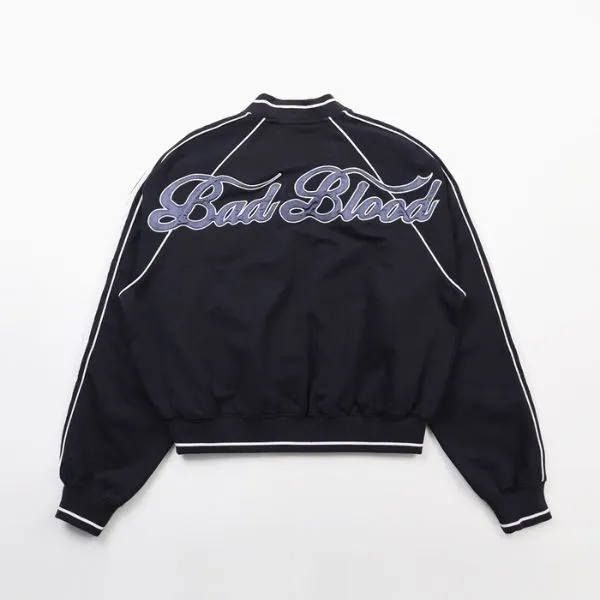 Áo Khoác Badblood Billy Jersey Windbreaker W-JKT24 026 Màu Xanh Navy Size S - Thời trang - Vua Hàng Hiệu