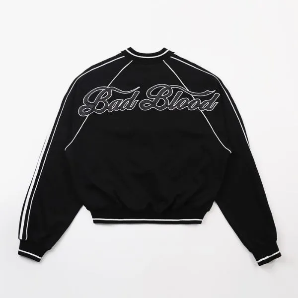 Áo Khoác Badblood Billy Jersey Windbreaker W-JKT24 027 Màu Đen Size S