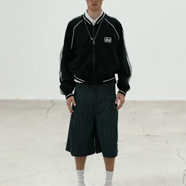 Áo Khoác Badblood Billy Jersey Windbreaker W-JKT24 027 Màu Đen Size S