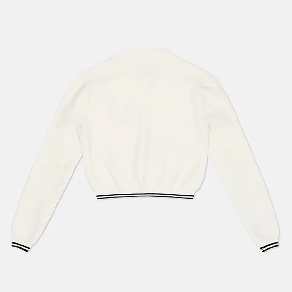 Áo Khoác Len Nữ SMFK White With Logo Embroidered UG008W Màu Trắng Size M - Thời trang - Vua Hàng Hiệu