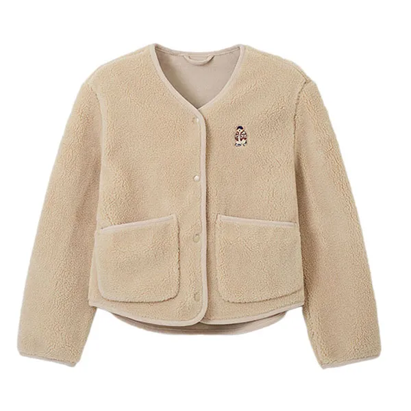 Áo Khoác Lông Spao Dumble SPFZE4VG41-BG Màu Be - Thời trang - Vua Hàng Hiệu