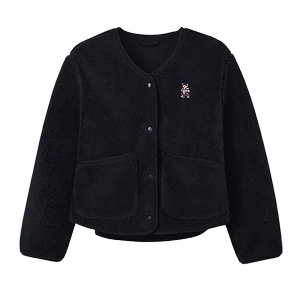 Áo Khoác Lông Spao Dumble SPFZE4VG41-BK Màu Đen - Thời trang - Vua Hàng Hiệu