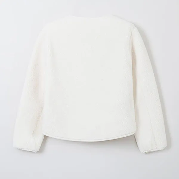 Áo Khoác Lông Spao Dumble SPFZE4VG41-IV Màu Trắng Kem
