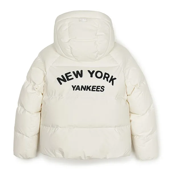 Áo Khoác MLB Varsity Hood Heavy Short Down Jkt New York Yankees 3ADJV1046-50CRS Màu Trắng Kem Size M