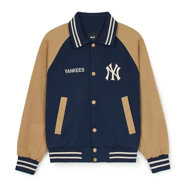Áo Khoác MLB Varsity New York Yankees Jumper 3AJPV0444-50NYS Màu Xanh Navy